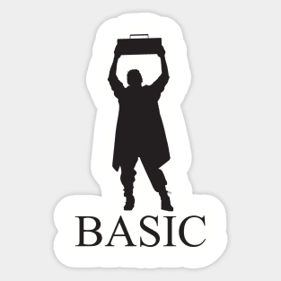 Say Anything Basic  (Black) Sticker